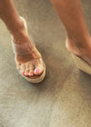 Sandálias de Corda Transparentes Super Confortáveis